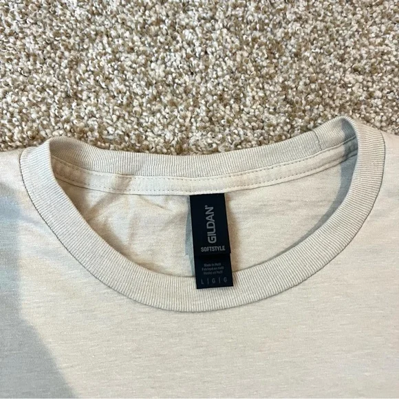 Taylor’s Version Football T-Shirt in Beige Size Large Unisex - Picture 2 of 6